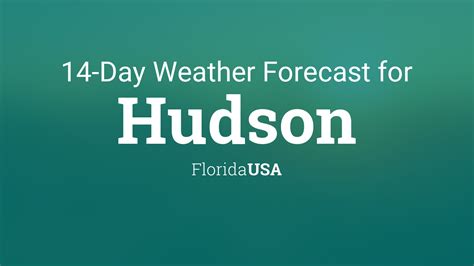 Weather hudson fl. Things To Know About Weather hudson fl. 